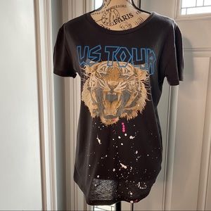 CHASER women’s soft jersey US TOURS Tiger Tee S